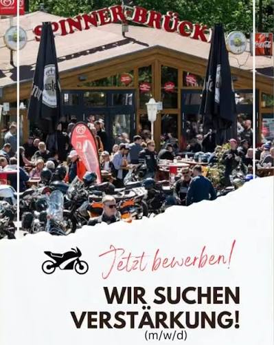 Stellenanzeige der Spinner-Brücke: Jetzt bewerben! Wir suchen Verstärkung (m/w/d)