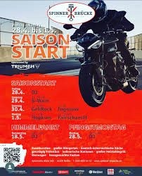 Plakat Saisonstart: Bikertreff-Termine mit Daten und Frühstart-Specials